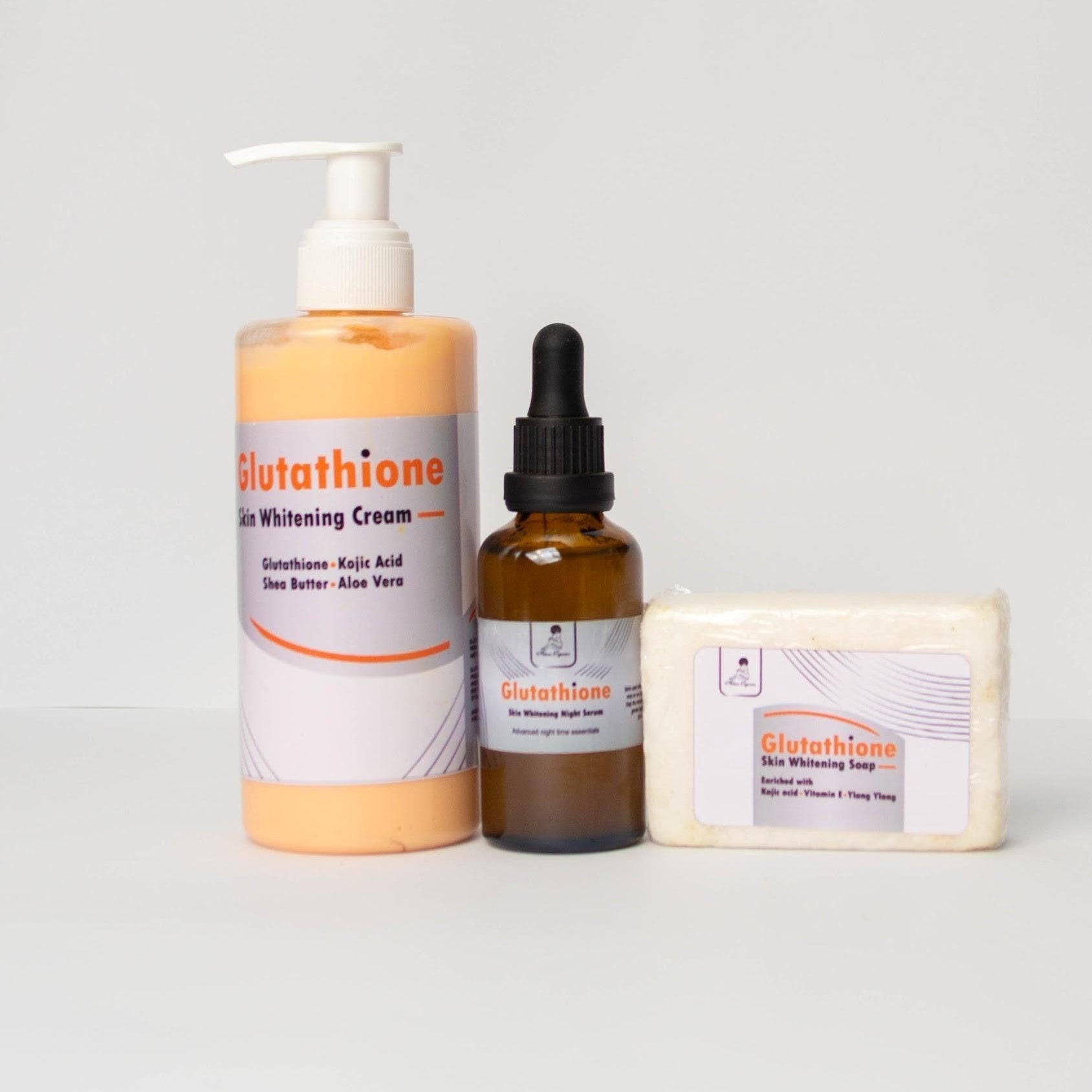 glutathione combo Glutathione Combo (Lotion 250ml, Serum 50ml, Soap 125g) – Adorn Organics glutathione combo Glutathione Combo (Lotion 250ml, Serum 50ml, Soap 125g) – Adorn Organics