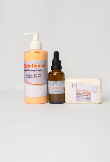 Glutathione Combo (Lotion 250ml, Serum 50ml, Soap 125g)