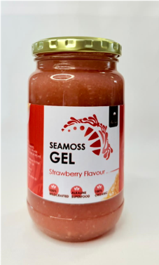 Strawberry Flavour Seamoss Gel